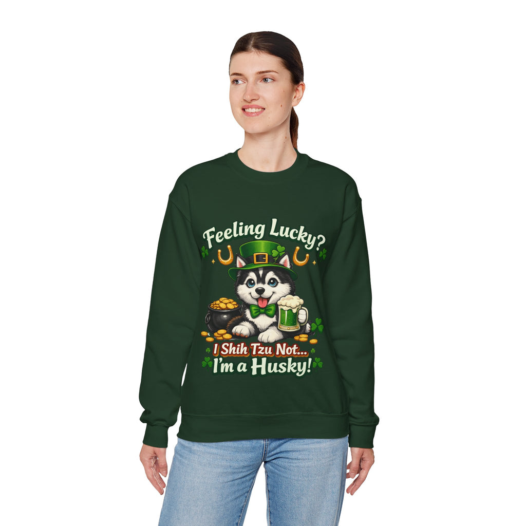 Siberian Husky - Graphic Crewneck Sweatshirt