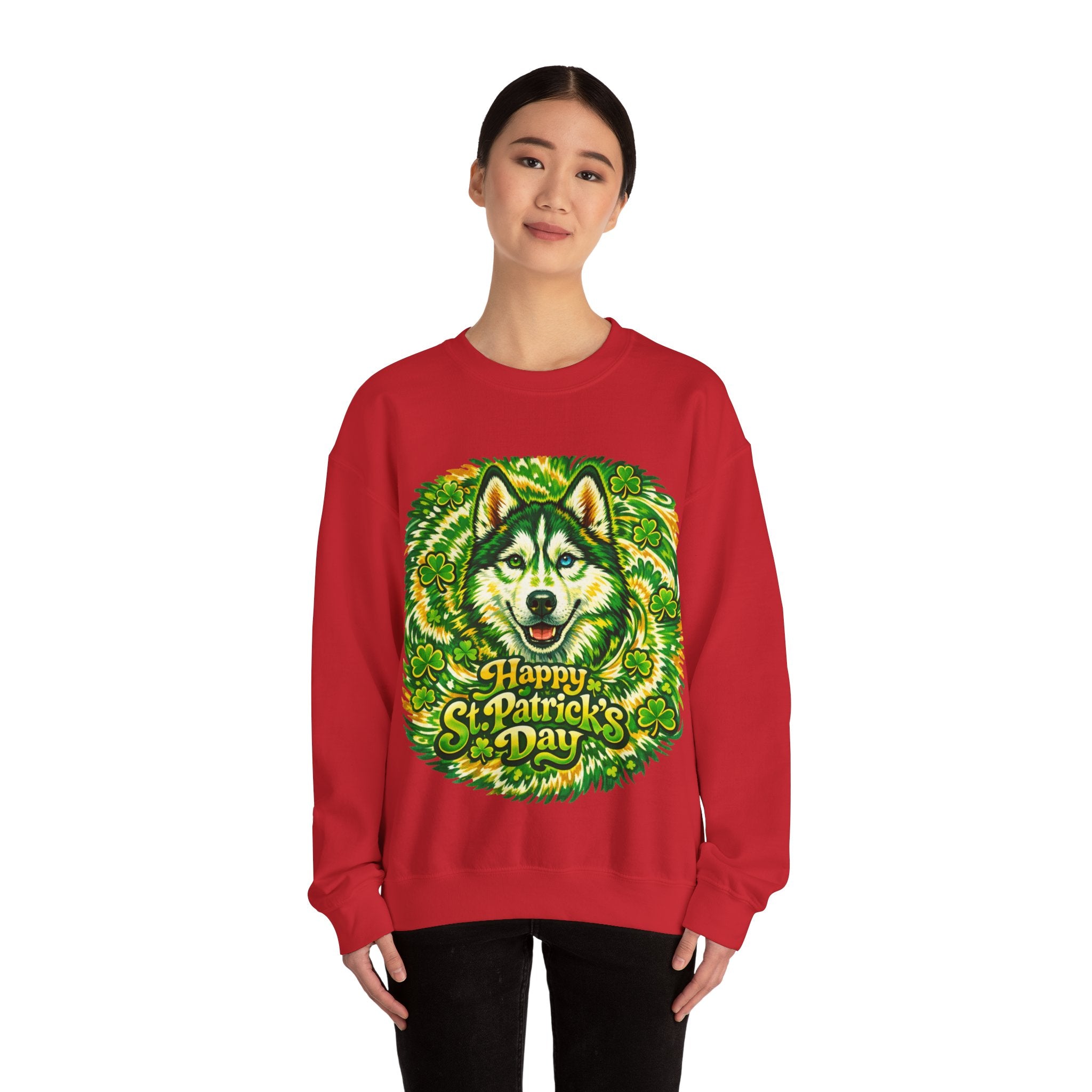 Siberian Husky - Graphic Crewneck Sweatshirt