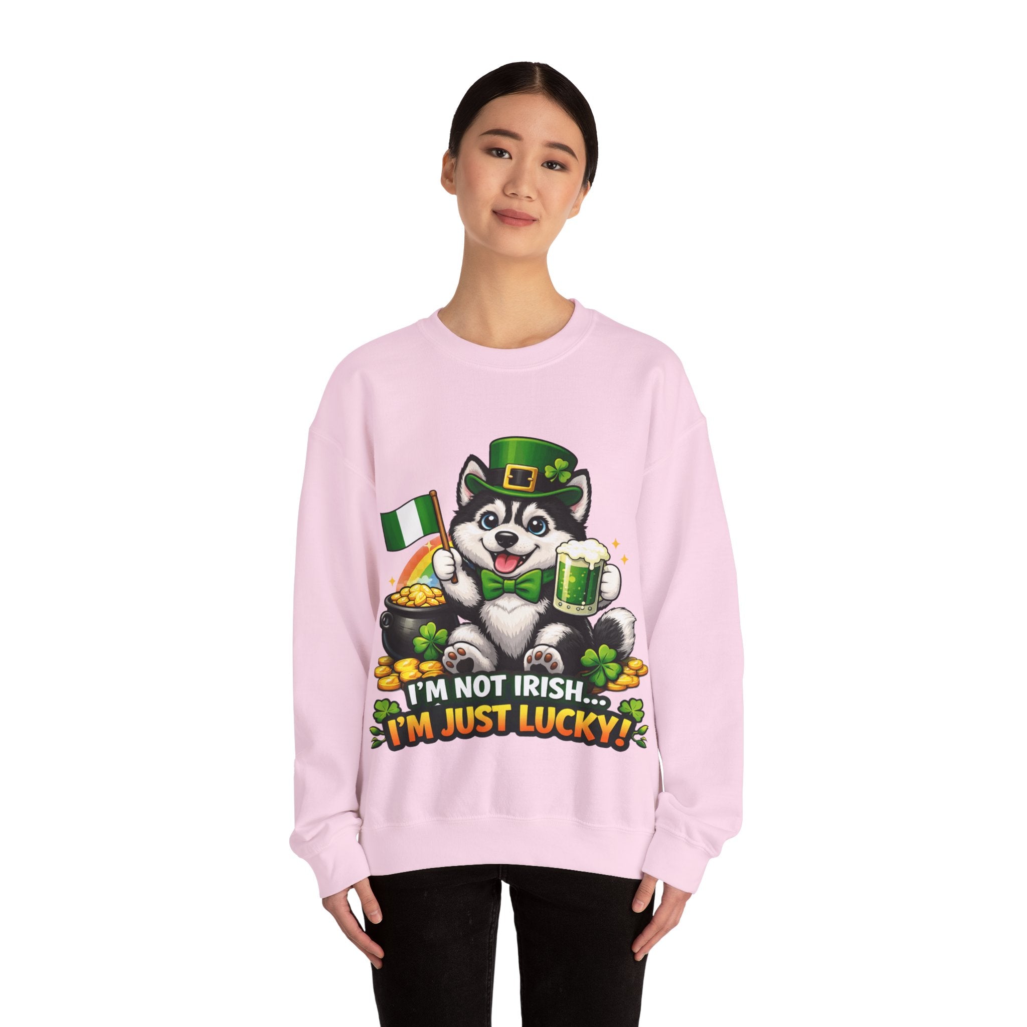 Siberian Husky - Graphic Crewneck Sweatshirt