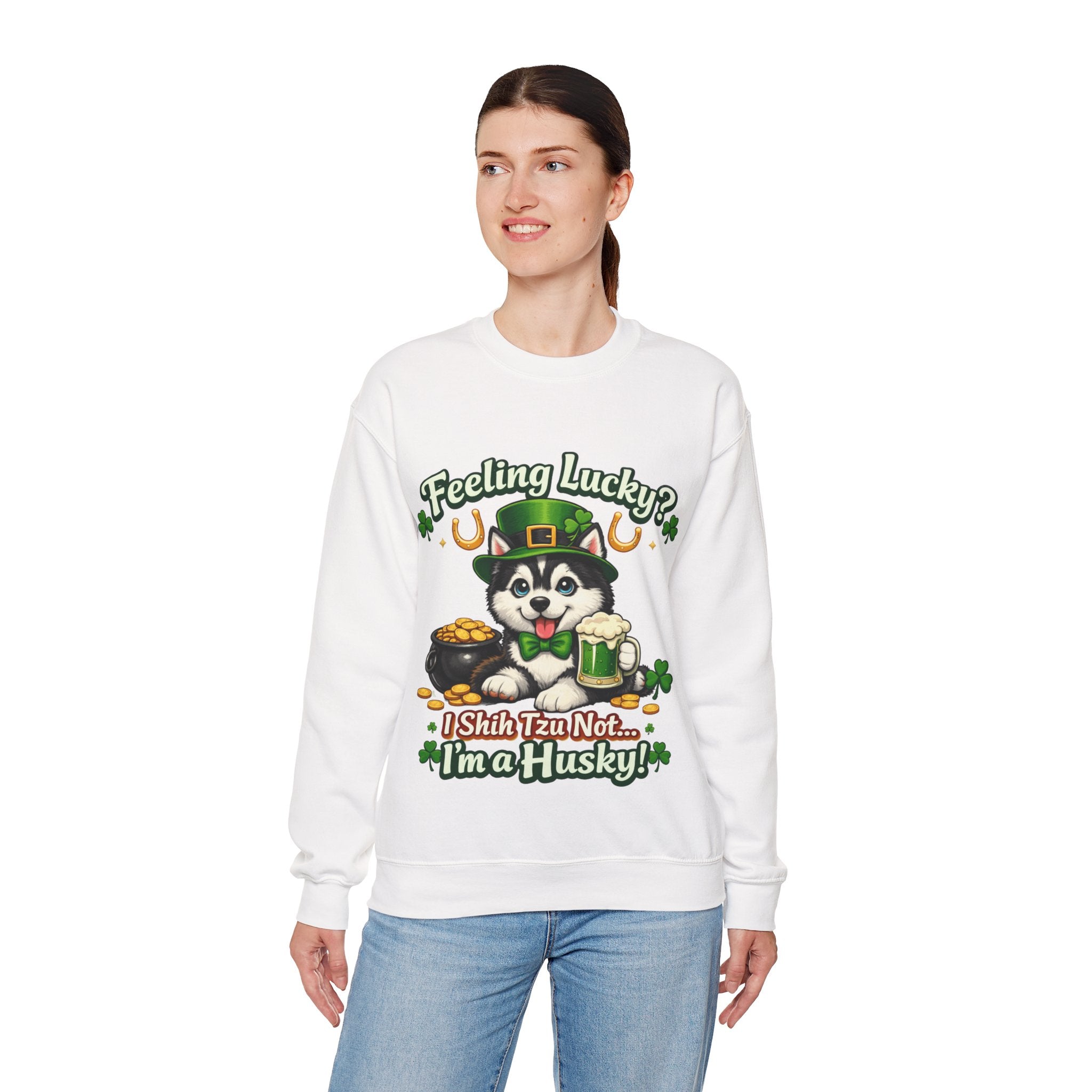 Siberian Husky - Graphic Crewneck Sweatshirt