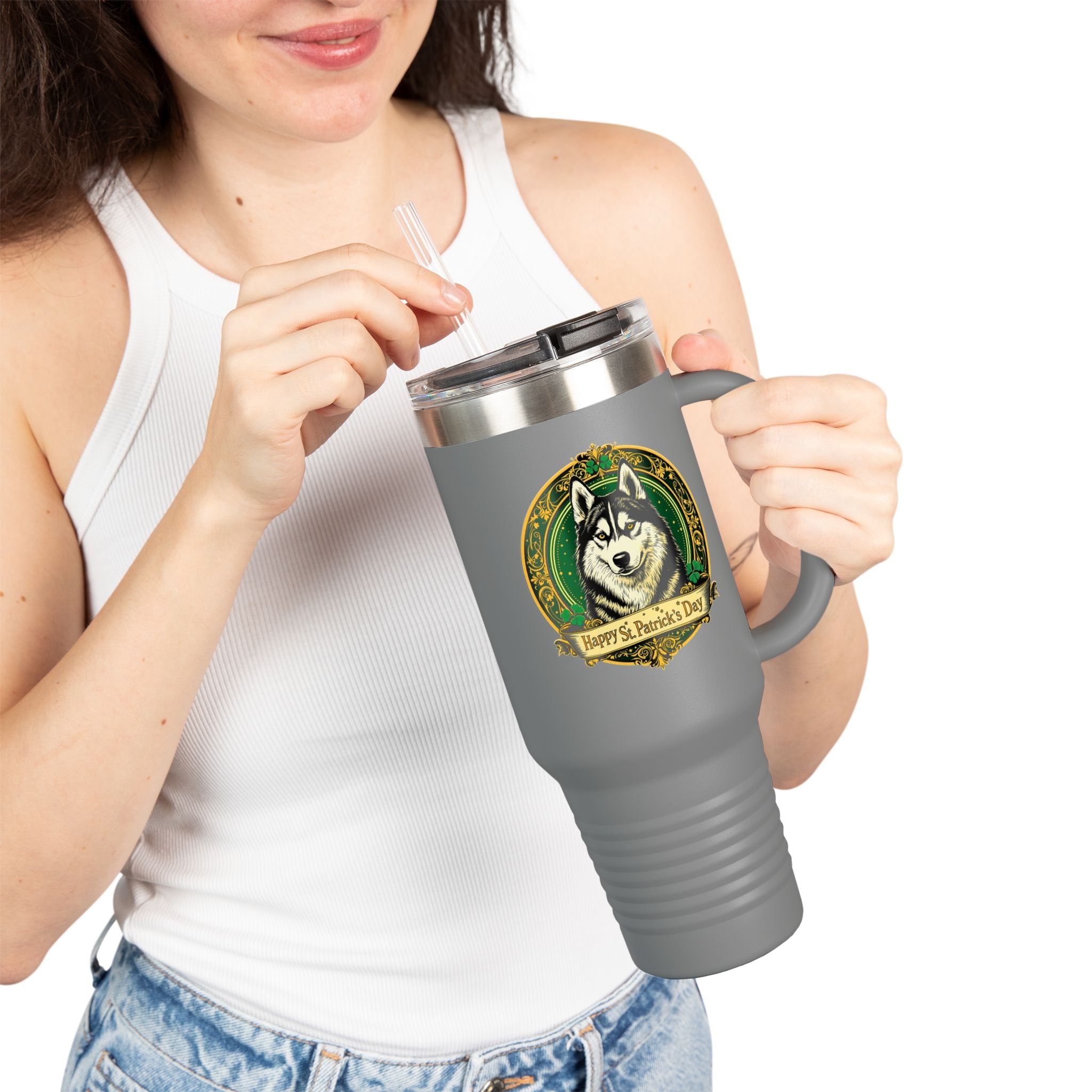 Siberian Husky - 40oz Tumbler