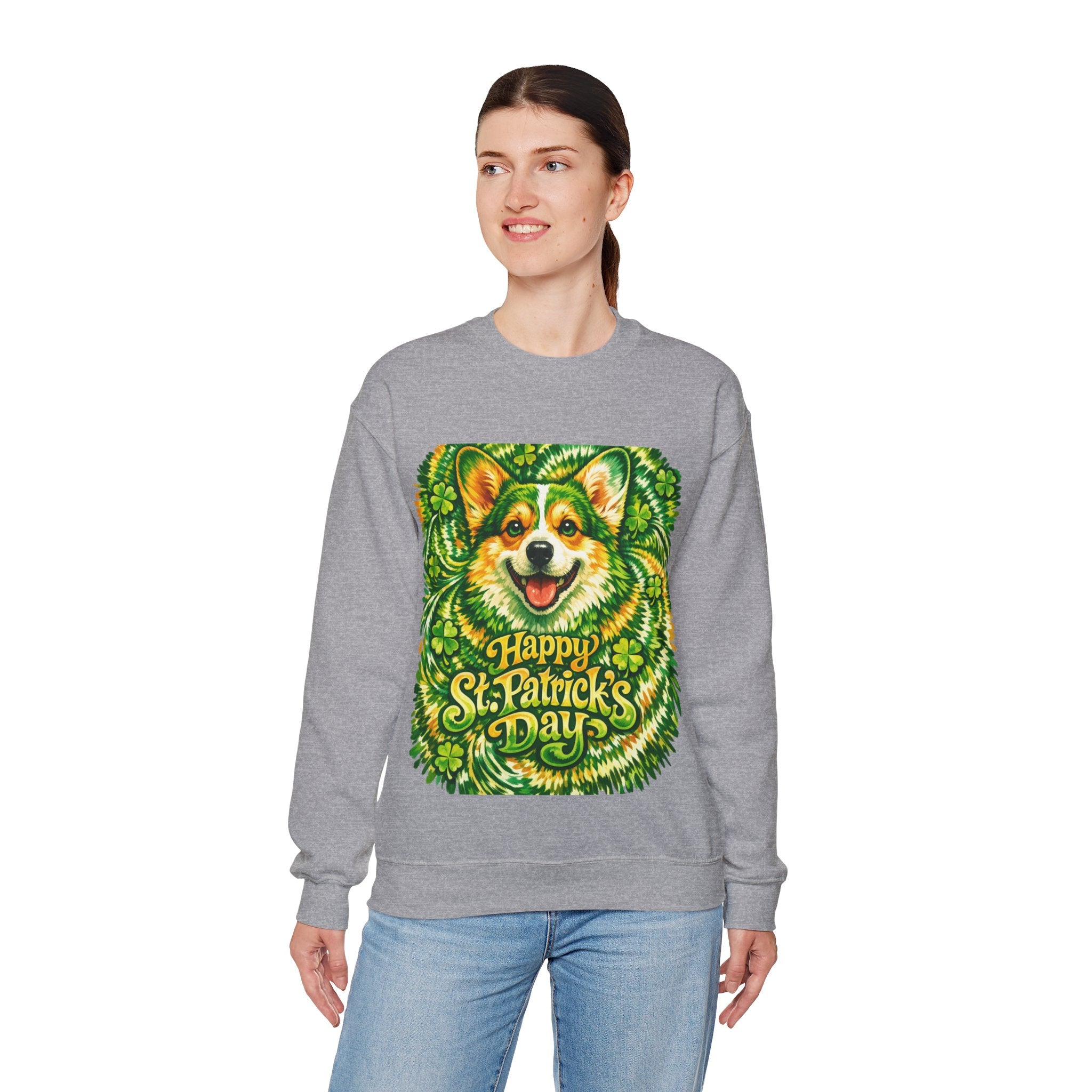 Corgi - Graphic Crewneck Sweatshirt
