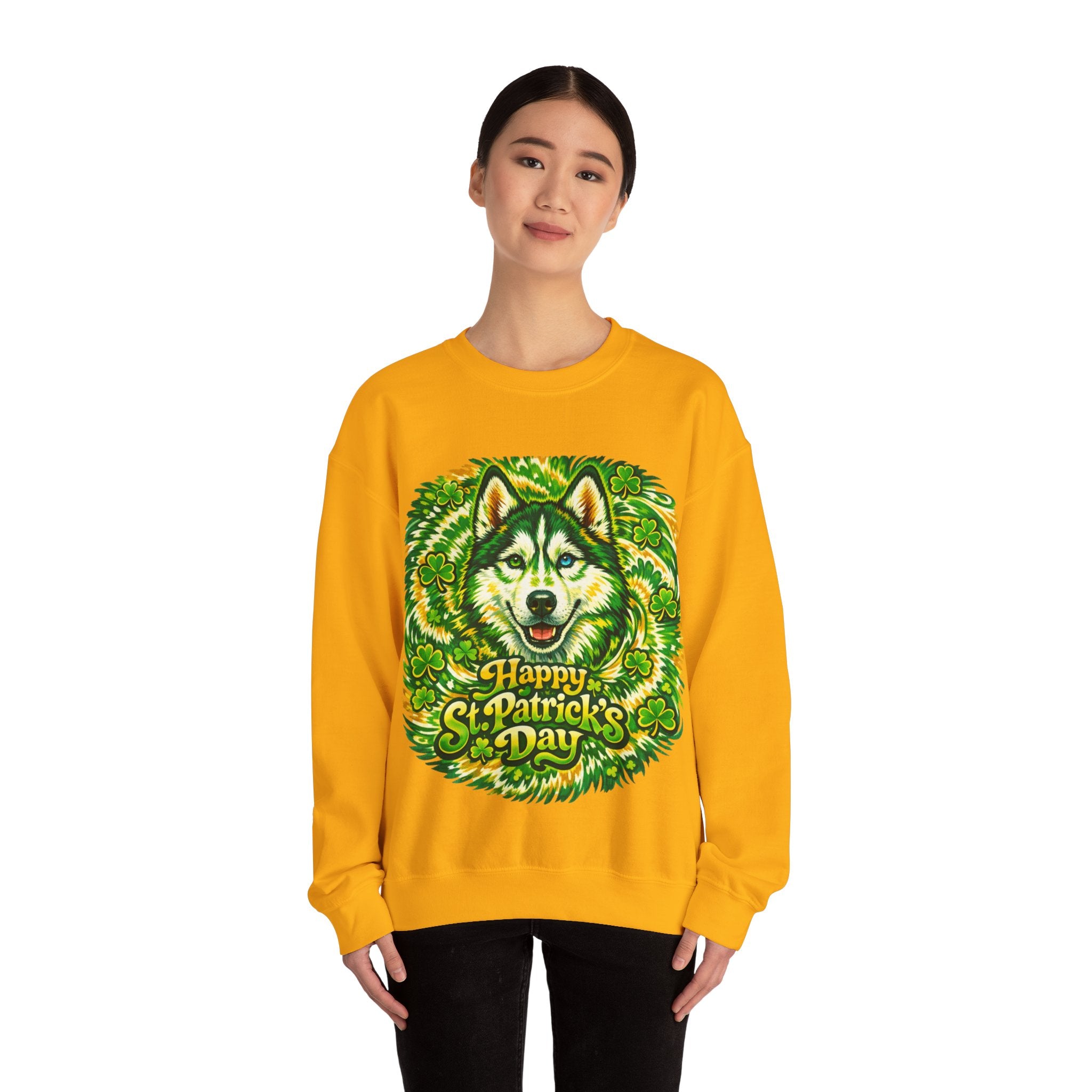 Siberian Husky - Graphic Crewneck Sweatshirt
