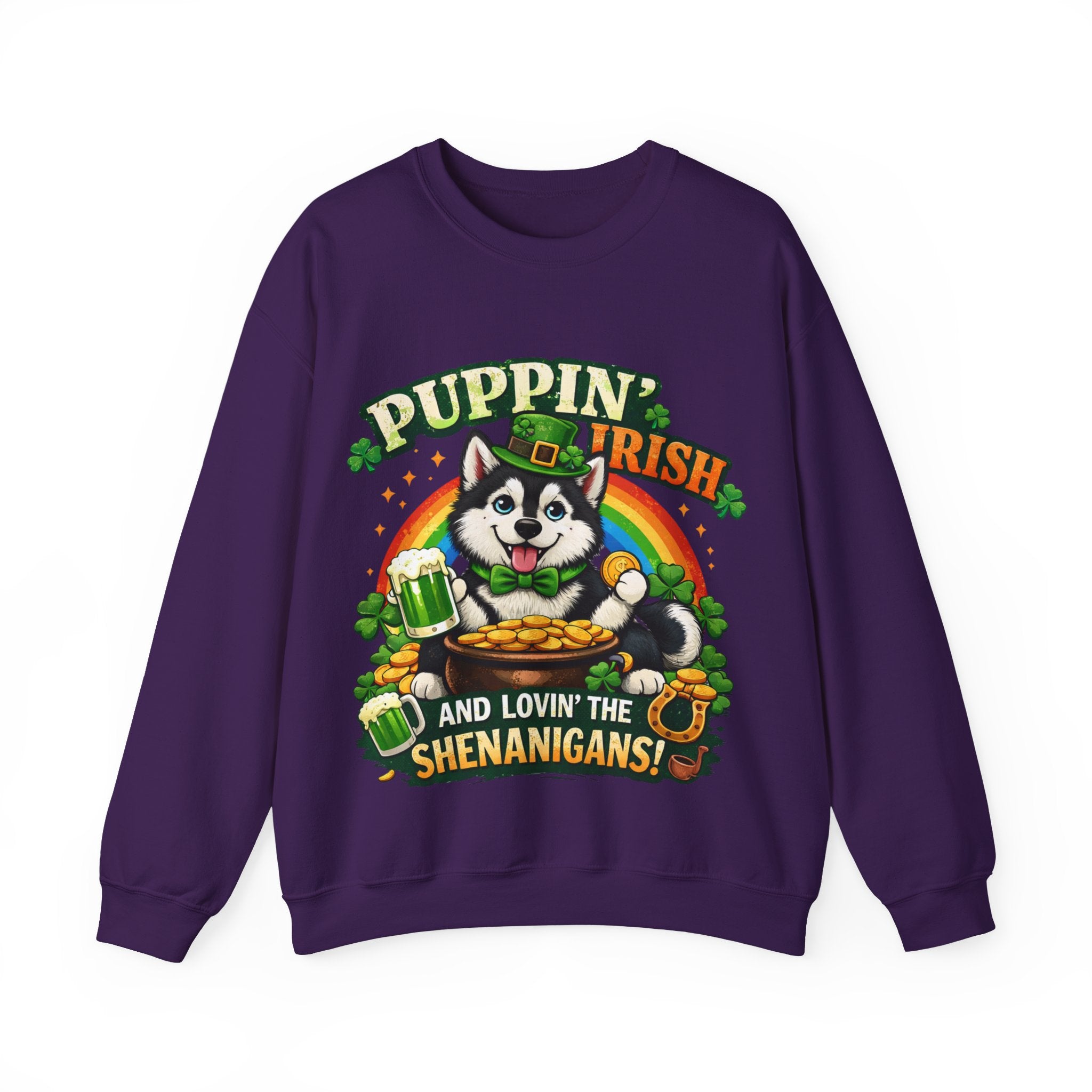 Siberian Husky - Graphic Crewneck Sweatshirt