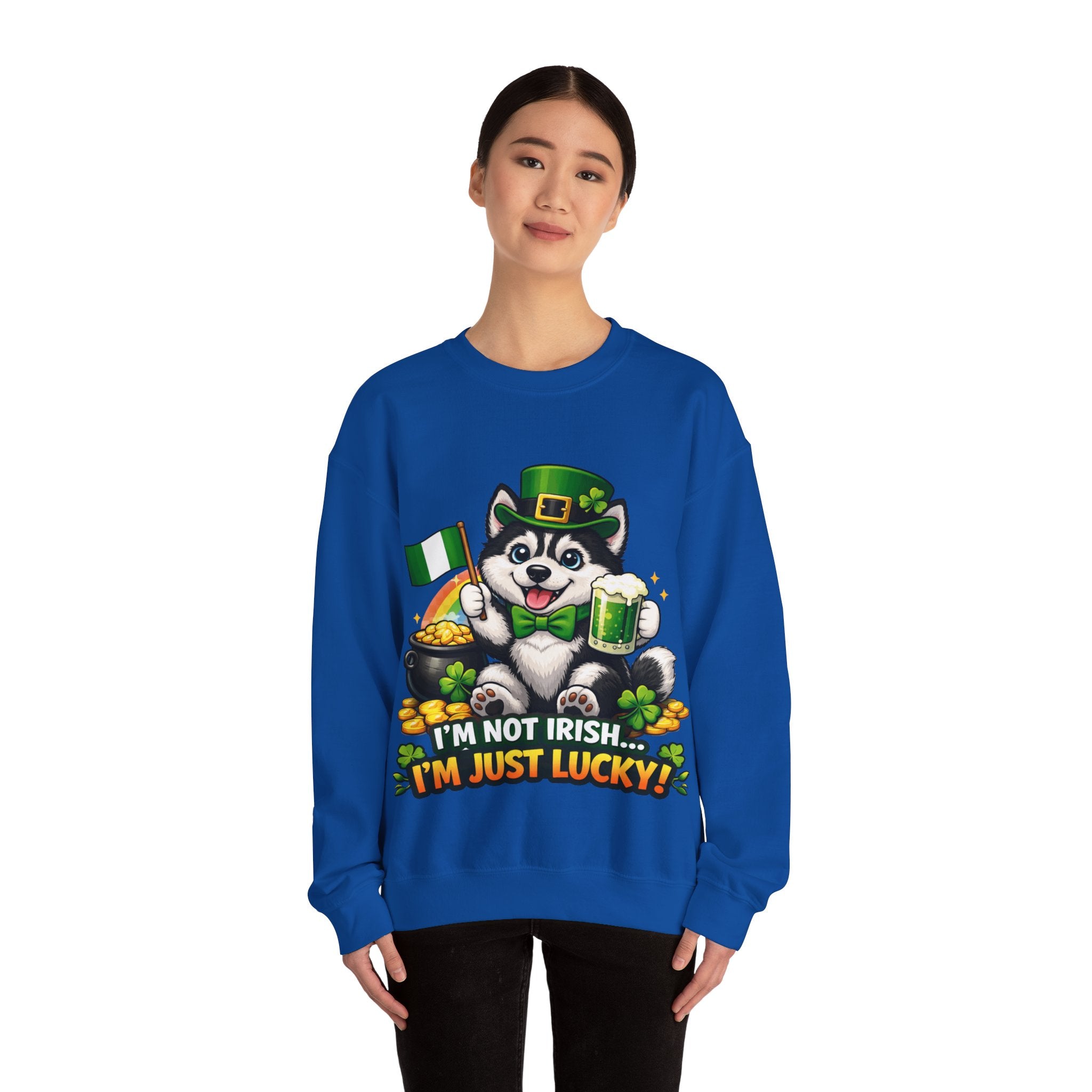 Siberian Husky - Graphic Crewneck Sweatshirt