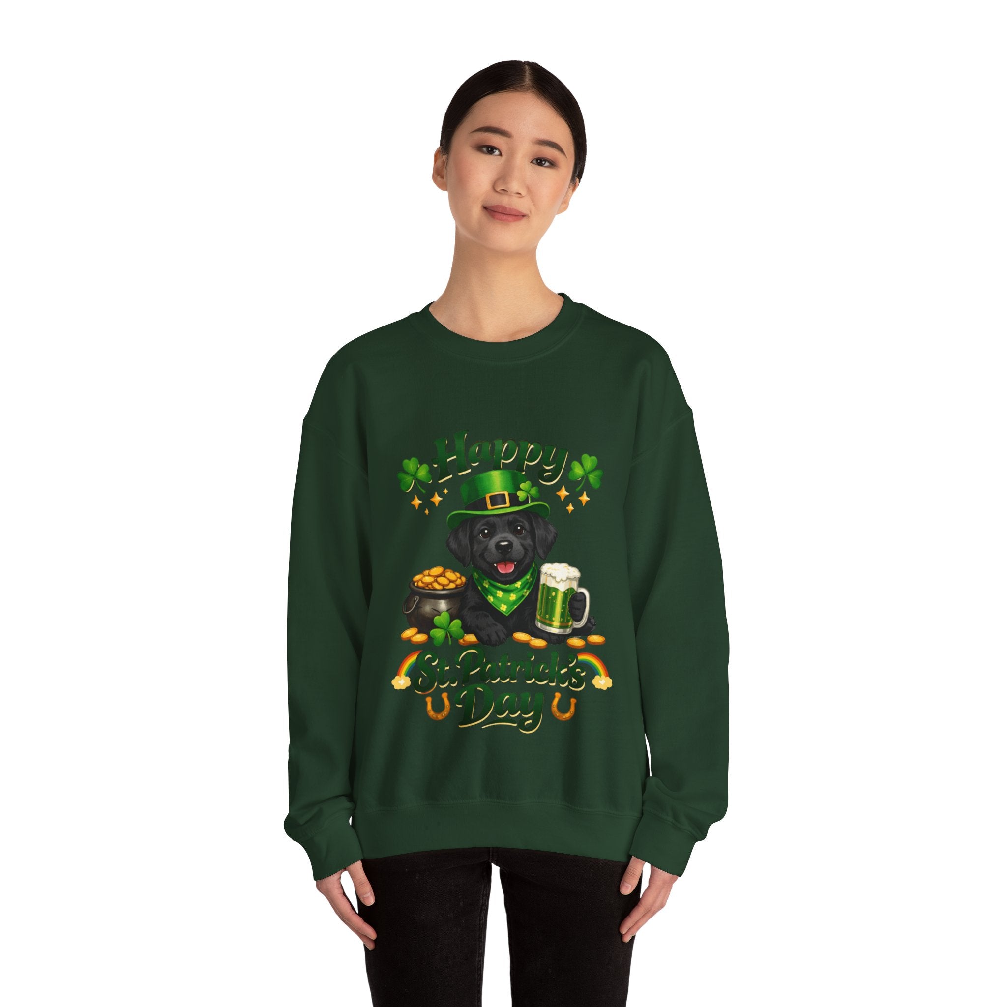 Black Labrador - Graphic Crewneck Sweatshirt