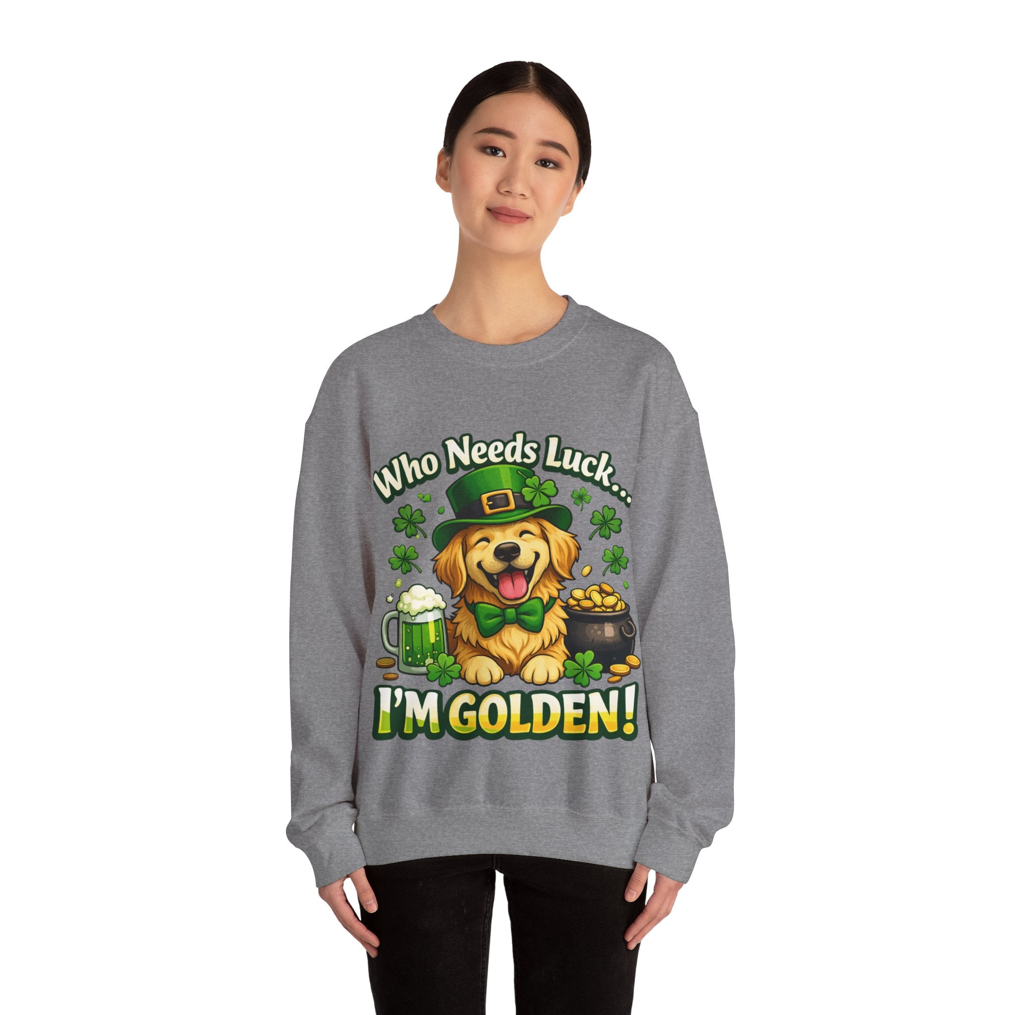 Golden Retriever - Graphic Crewneck Sweatshirt