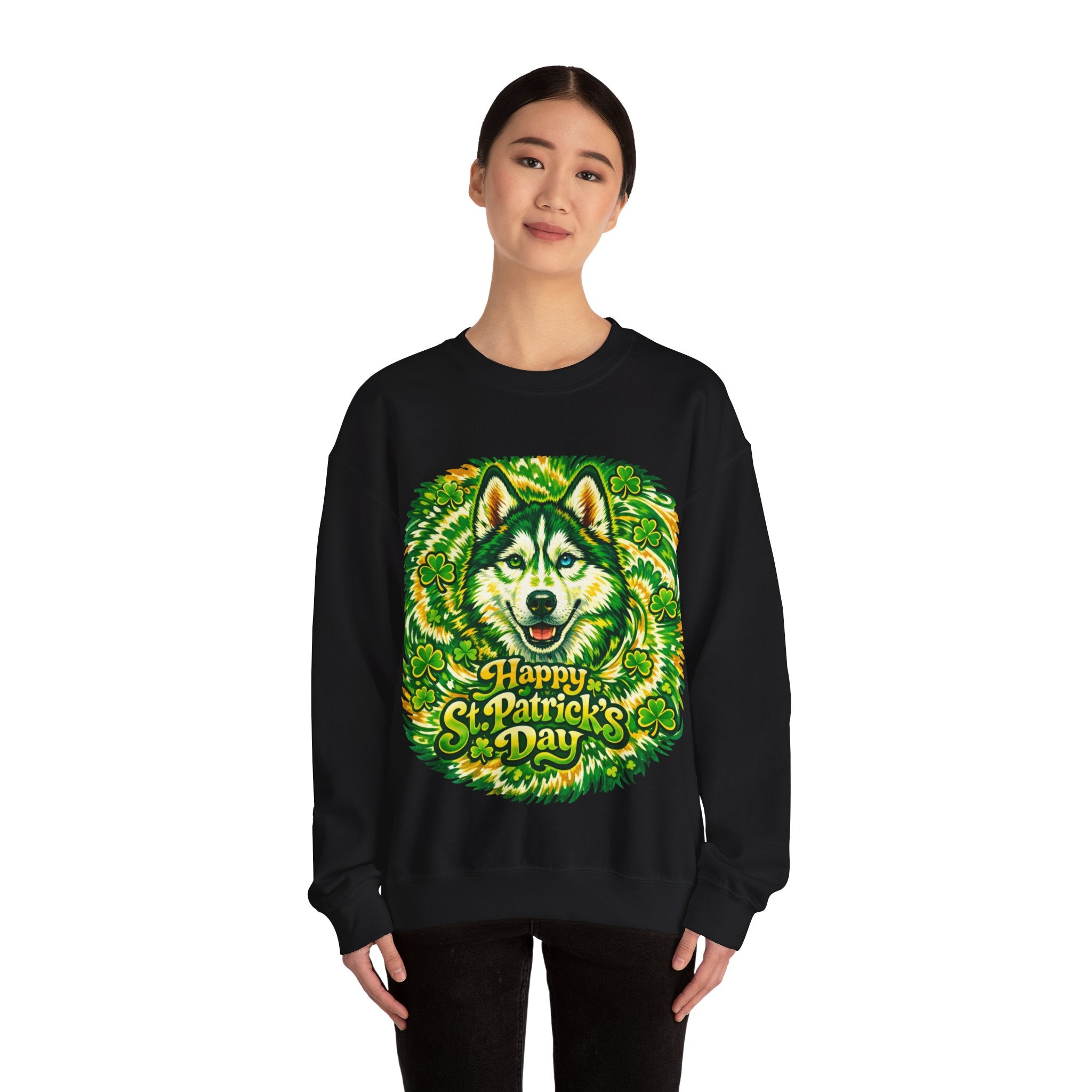 Siberian Husky - Graphic Crewneck Sweatshirt