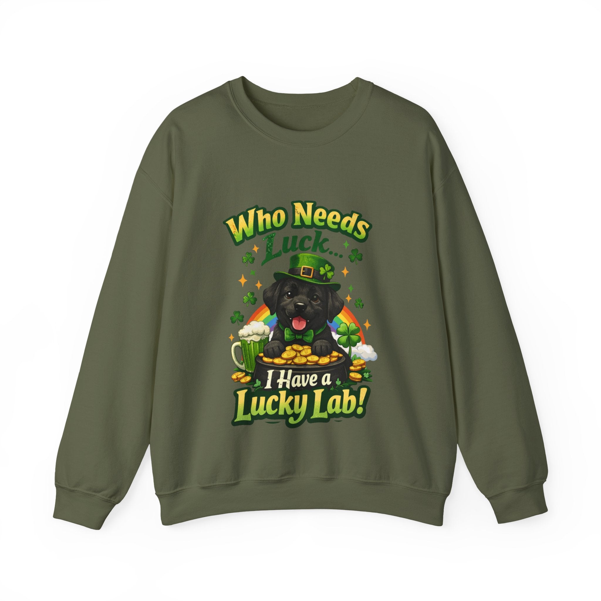 Black Labrador - Graphic Crewneck Sweatshirt