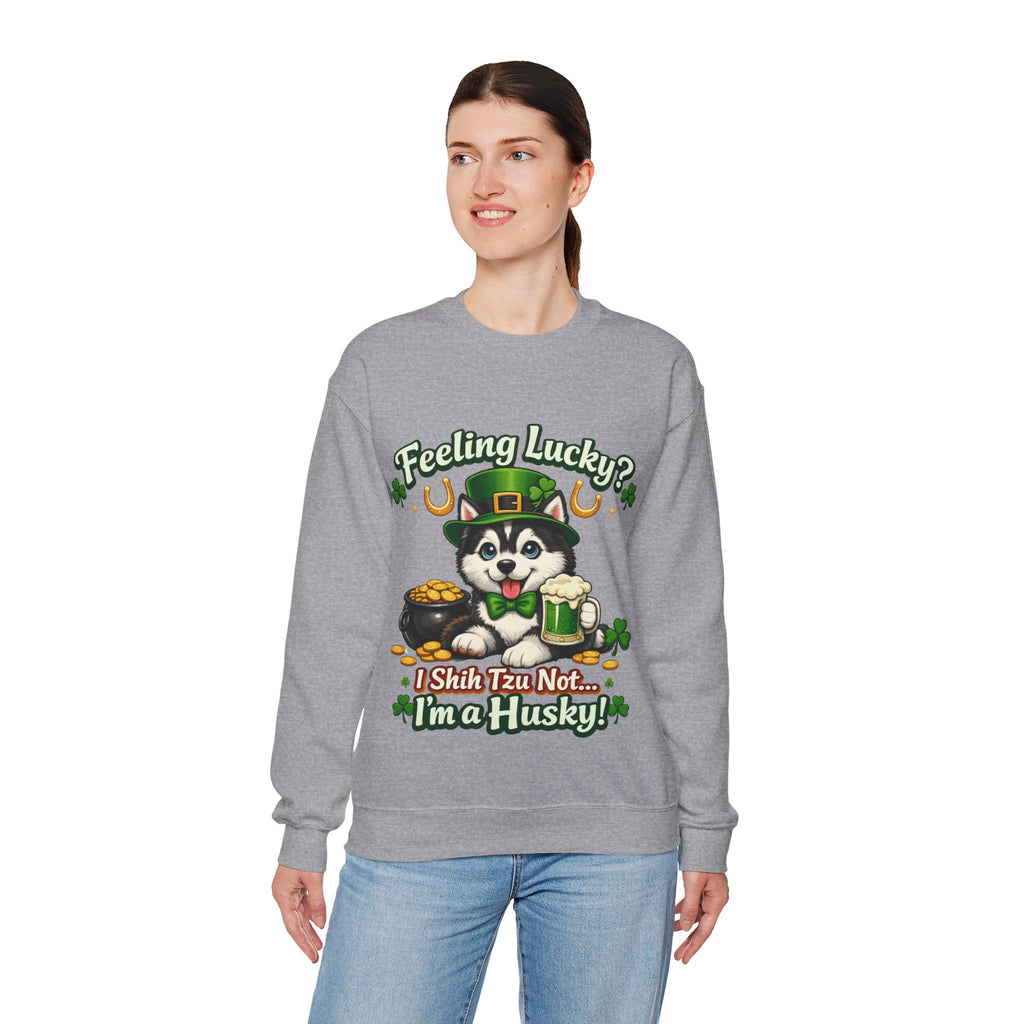 Siberian Husky - Graphic Crewneck Sweatshirt