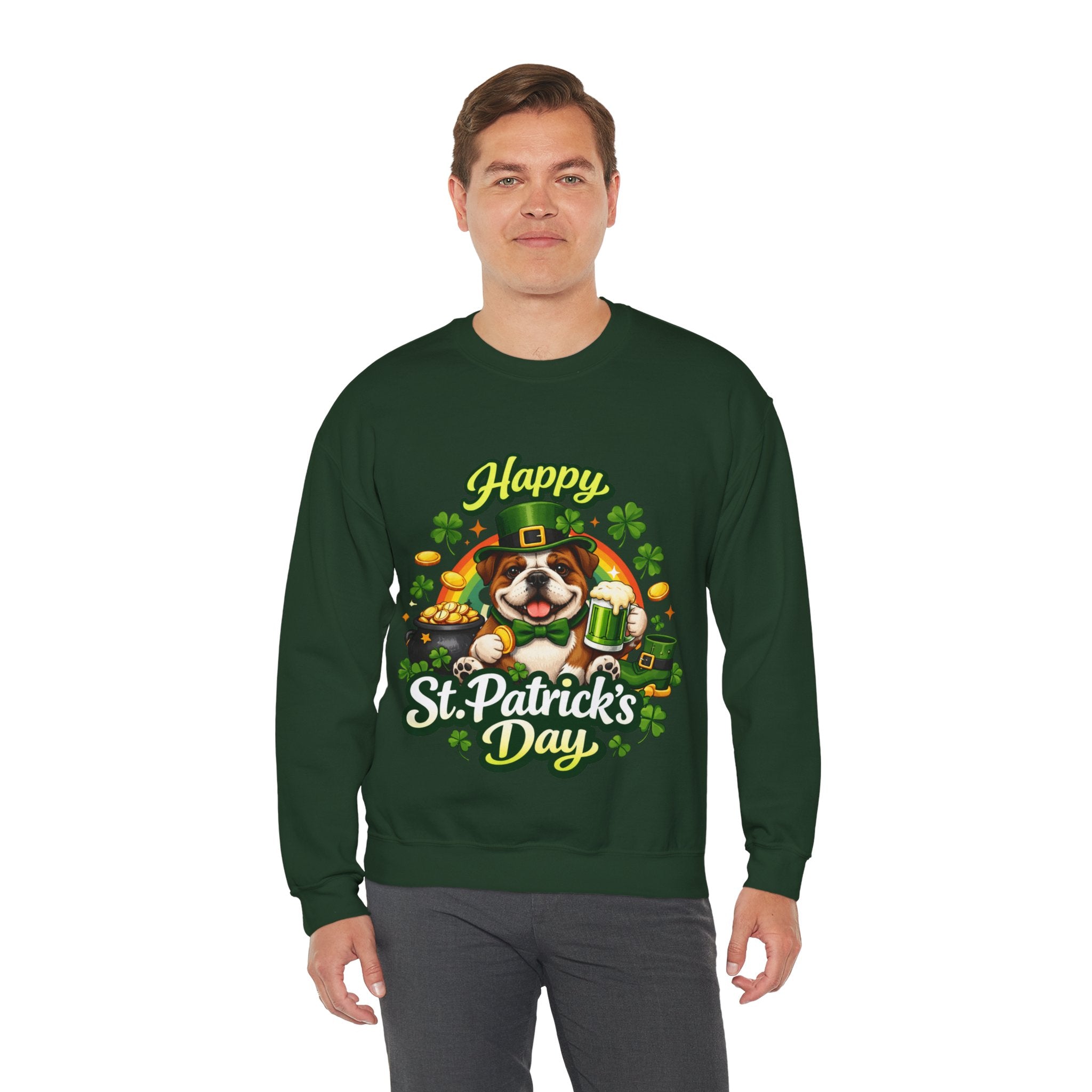 Bulldog - Graphic Crewneck Sweatshirt