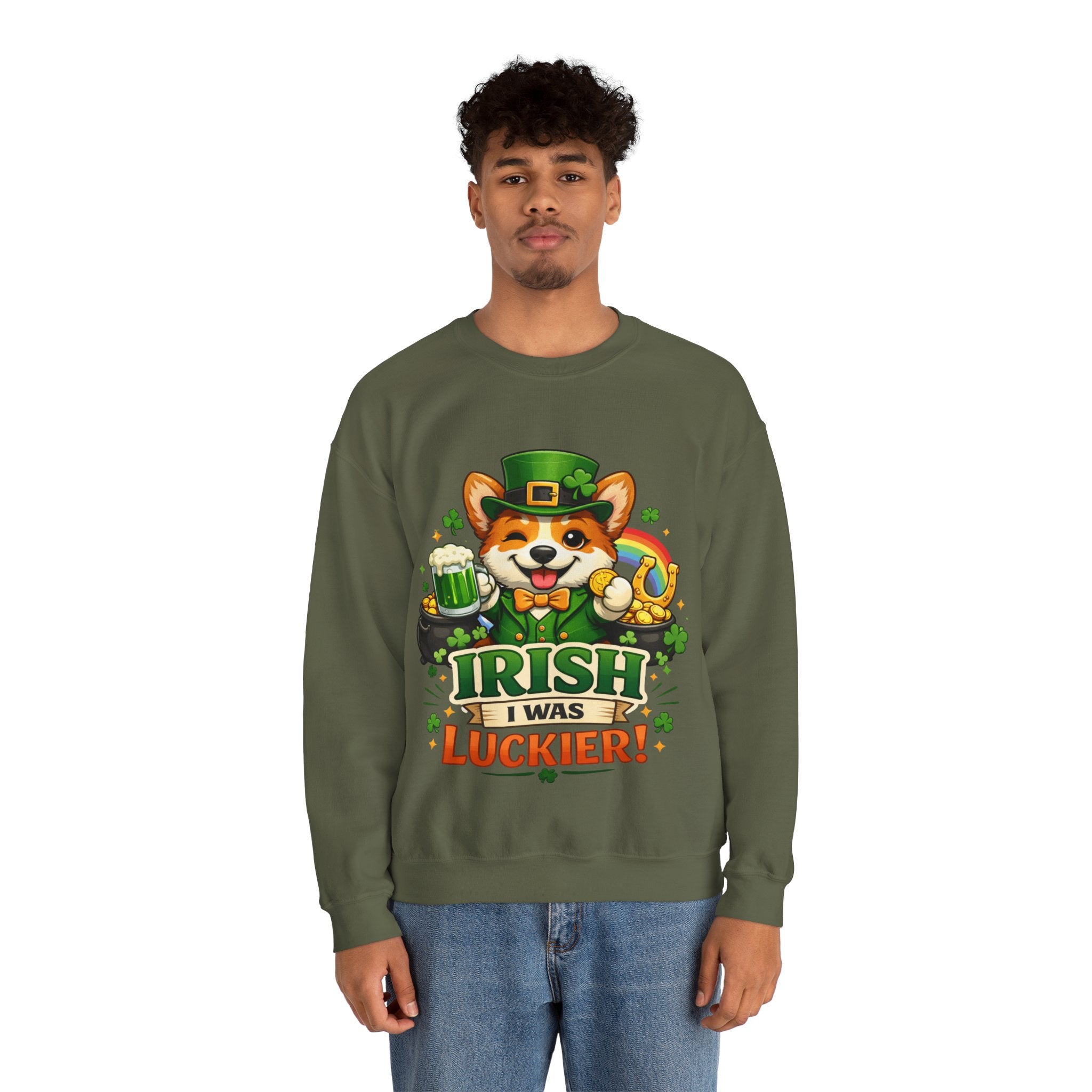 Corgi - Graphic Crewneck Sweatshirt