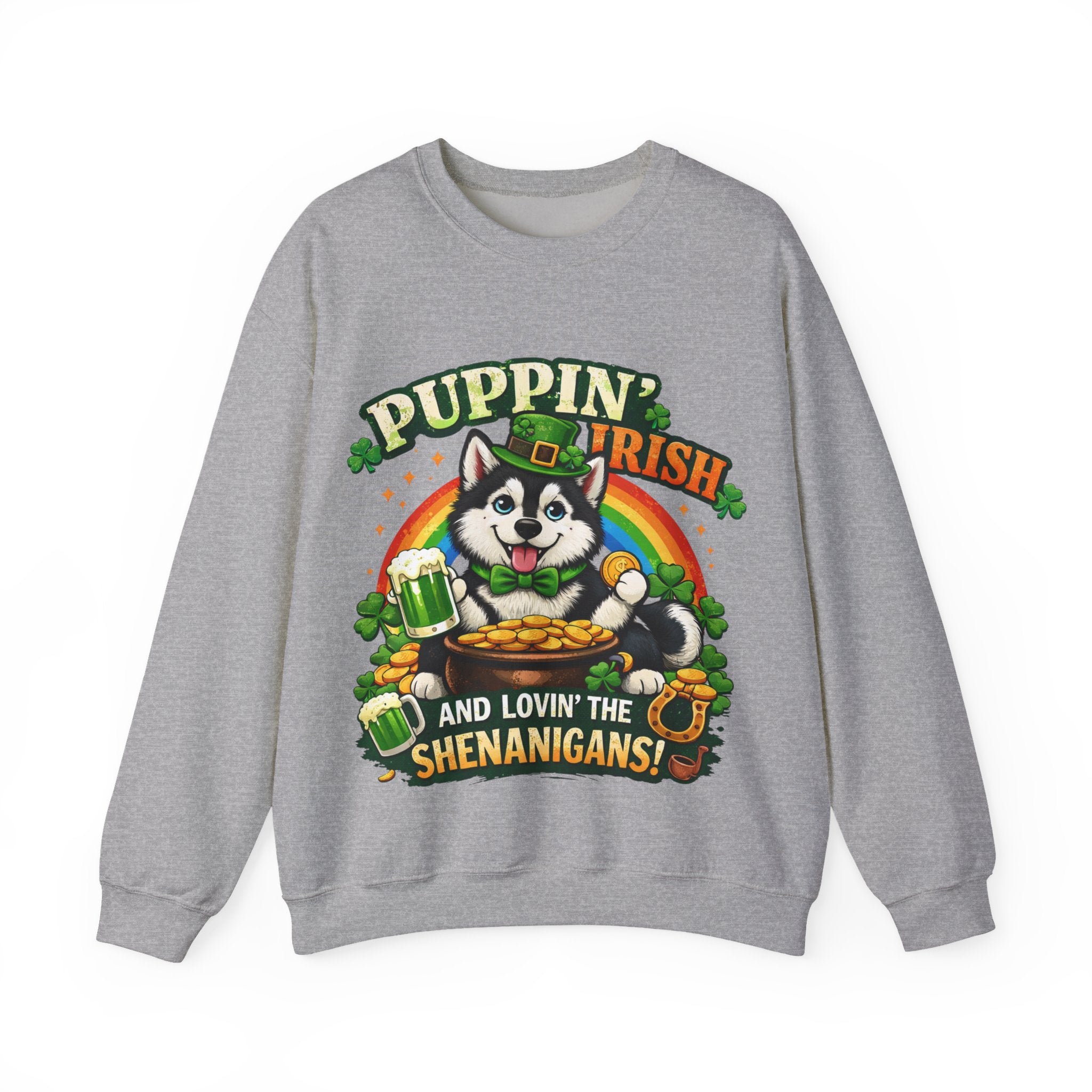 Siberian Husky - Graphic Crewneck Sweatshirt