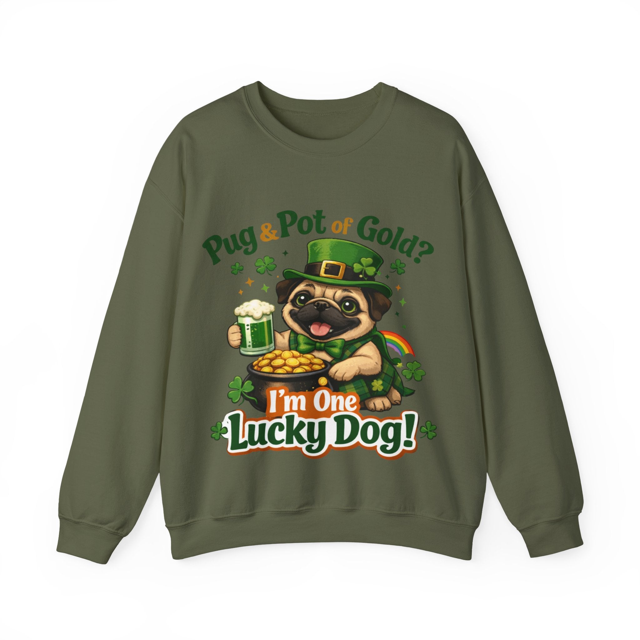 Pug - Graphic Crewneck Sweatshirt