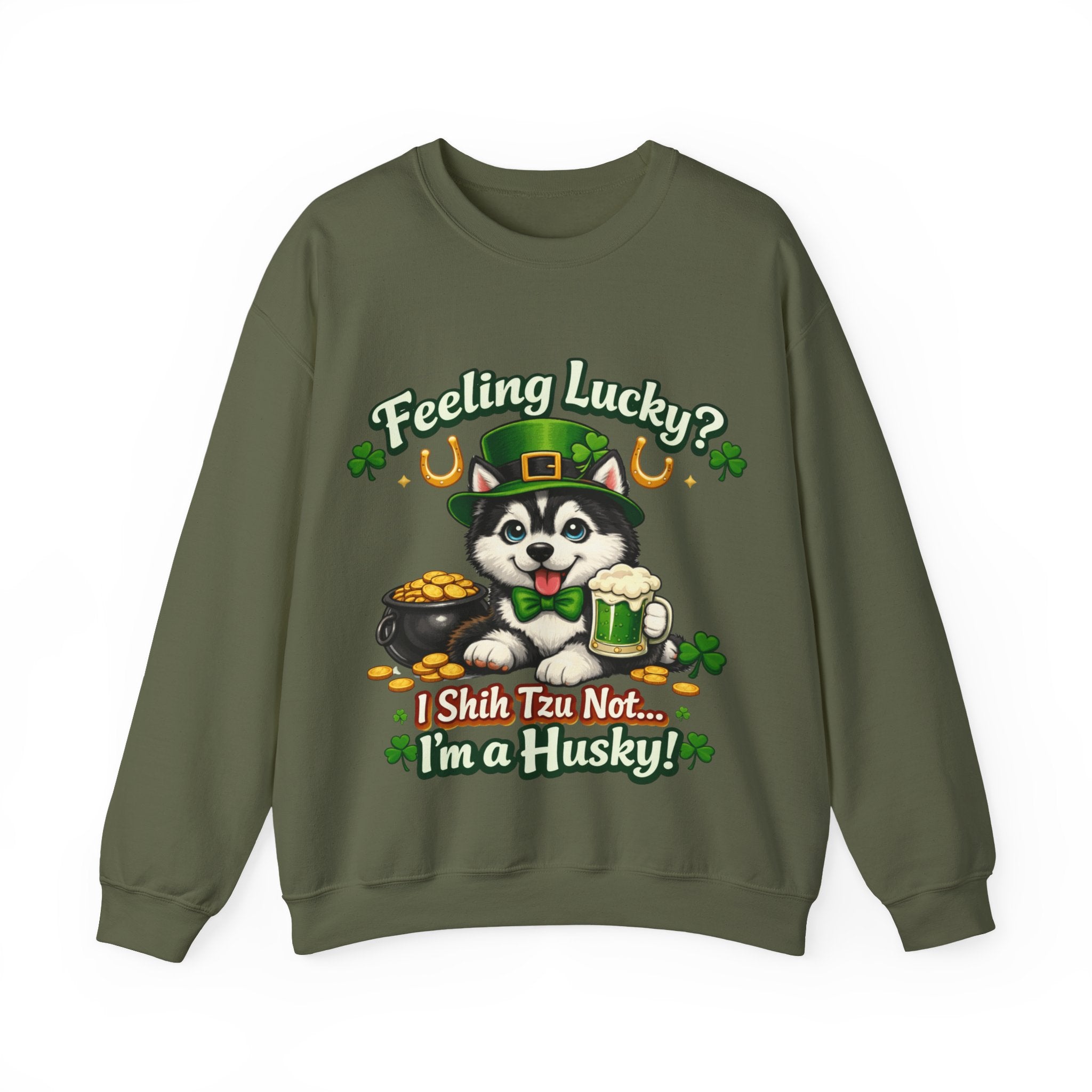 Siberian Husky - Graphic Crewneck Sweatshirt
