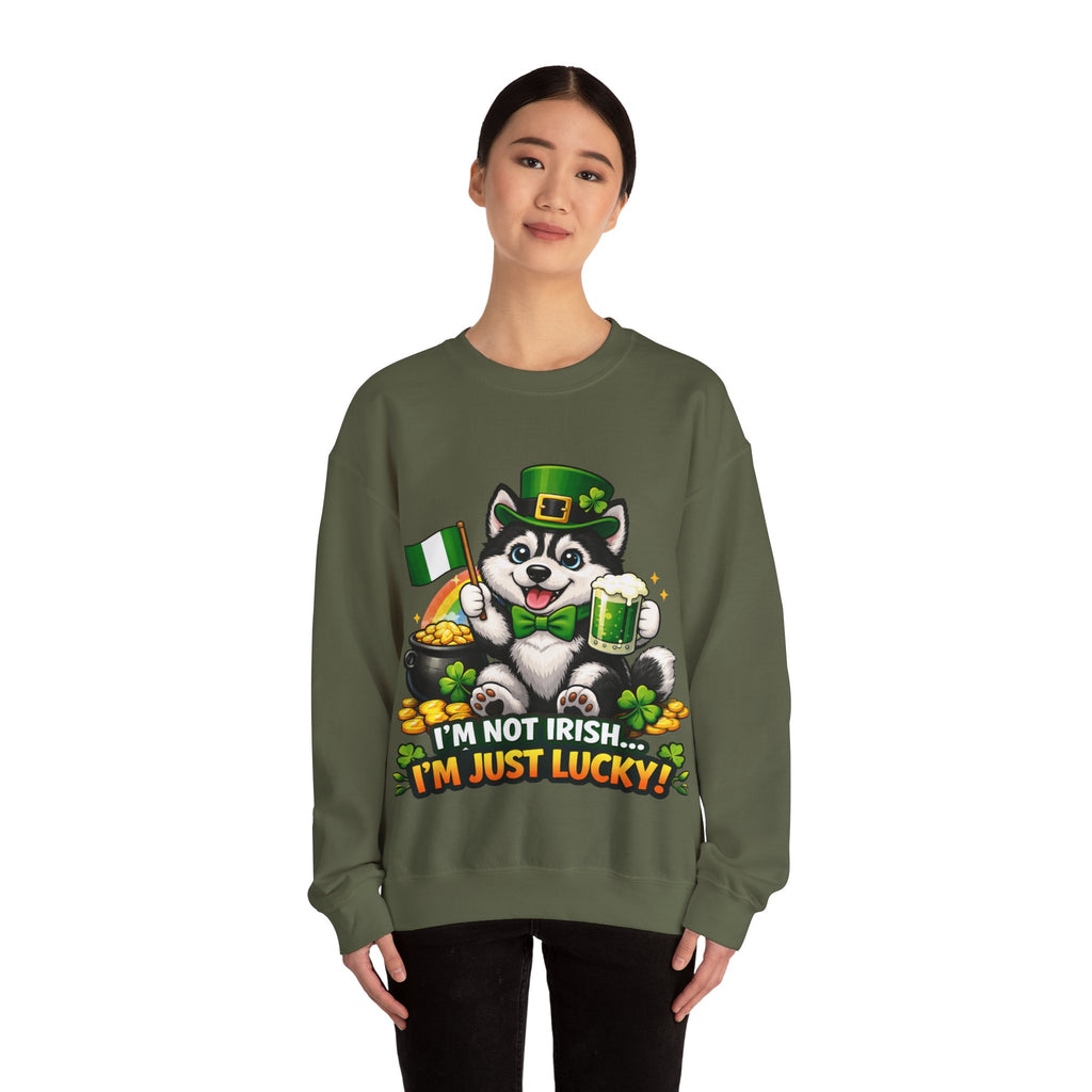 Siberian Husky - Graphic Crewneck Sweatshirt
