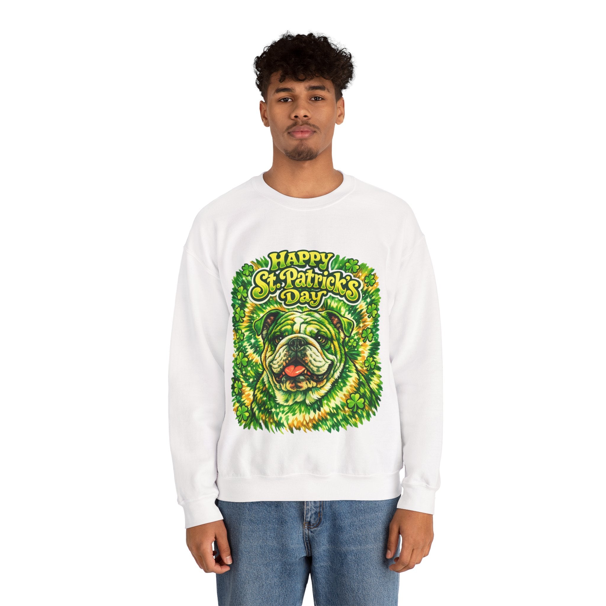 Bulldog - Graphic Crewneck Sweatshirt
